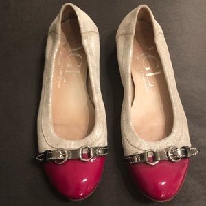 AGL Pink and White ballet flat size 36